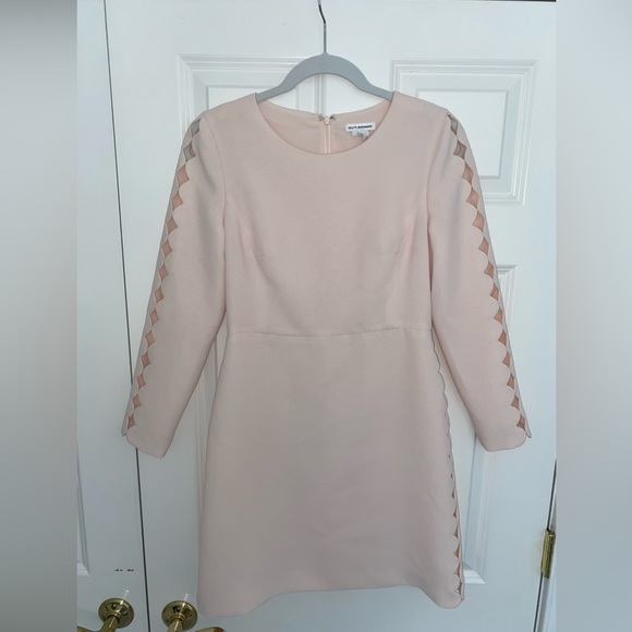 Club Monaco | Edni Scalloped Pink Dress Size: 4 - Picture 8 of 8
